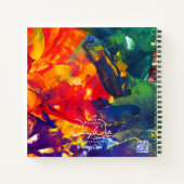SPWW Psychedelic Spiral, Spiral Notebook Notizblock (Rückseite)