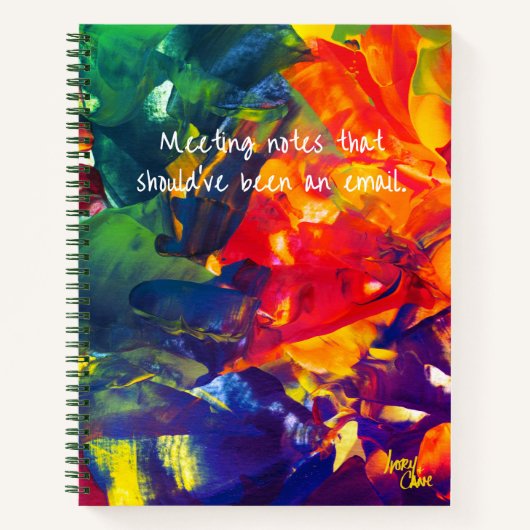 SPWW Psychedelic Spiral, Spiral Notebook Notizblock (Vorderseite)