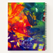 SPWW Psychedelic Spiral, Spiral Notebook Notizblock (Rückseite)