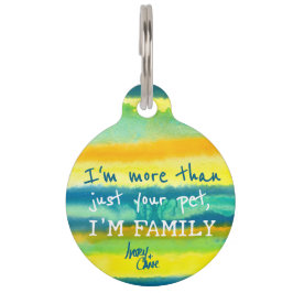 SPWW Tangoed Tiers Aquamarin Green & Orange Round Haustiermarke