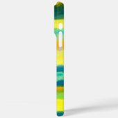 SPWW Tangoed Tiers Aquamarin grün & orange Case-Mate iPhone Hülle (Rückseite / Links)