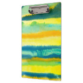 SPWW Tangoed Tiers Aquamarin grün & orange Klemmbrett (Links)