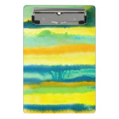 SPWW Tangoed Tiers Aquamarin grün & orange Mini Klemmbrett (Vorderseite)