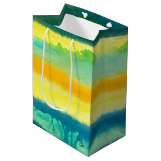 SPWW Tangoed Tiers Aquamarin grün & orange Mittlere Geschenktüte