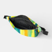 SPWW Tangoed Tiers Aquamarin Grün & Orange Waste Bauchtasche (Offen)