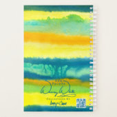 SPWW Tangoed Tiers Aquamarin & orange Monatlich Planer (Rückseite)