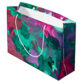 SPWW-Touch von Jewel Tones Große Geschenktüte (Rückseite Schrägansicht)