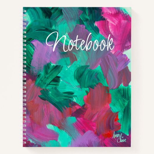 SPWW Touch von Jewel Tones Spiral Notebook Notizblock (Vorderseite)