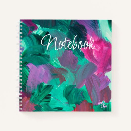 SPWW Touch von Jewel Tones Spiral Notebook Notizblock (Vorderseite)
