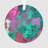 SPWW Touch von Juwel Tones Green und Pink Ornament (Rückseite)