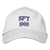 SPY 1000 hat Bestickte Baseballkappe (Vorderseite)