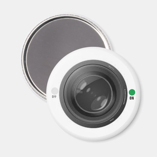 Spy Cam Magnet (Vorderseite/Rückseite)