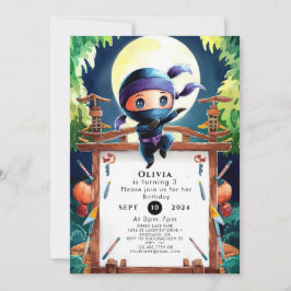 Spy Children Ninja Geburtstag Einladung