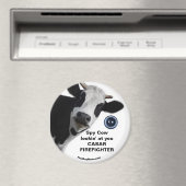 Spy Cow schaut euch an CASAR FIREFIGHTER Magnet (In Situ (Geschirrspüler))