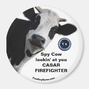 Spy Cow schaut euch an CASAR FIREFIGHTER Magnet