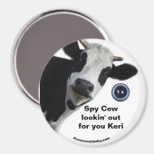 Spy Cow sucht euch Keri Spaß Magnet (Vorderseite/Rückseite)