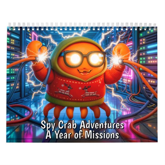 Spy Crab Adventures – A Year of Missions Kalender (Titelbild)