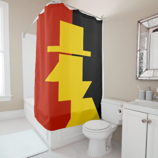 Spy Duschvorhang (Beispiel)