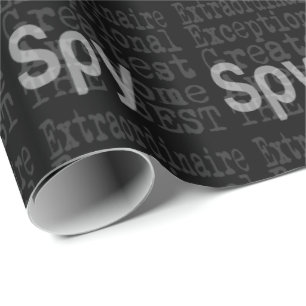 Spy Extraordinaire Geschenkpapier