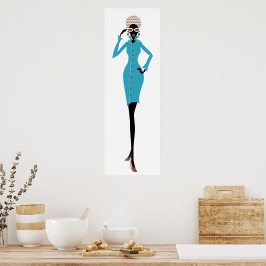 SPY GIRL POSTER (Küche)