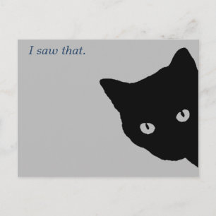Spy Kitty Postkarte