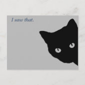 Spy Kitty Postkarte (Vorderseite)