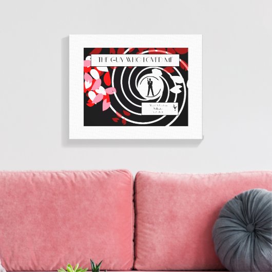 Spy Leinwand Wedding Keepake (Insitu (Wohnzimmer))