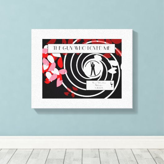 Spy Leinwand Wedding Keepake (Insitu (Holzboden))