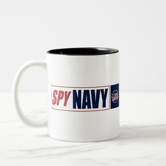 SPY NAVY ZWEIFARBIGE TASSE (Links)
