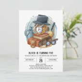 Spy Online Detective Birthday Einladung (Stehend Vorderseite)