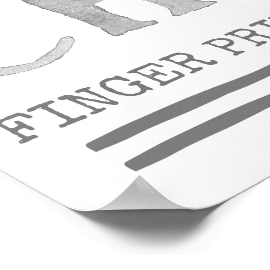 Spy Party Begrüßungszeichen Poster (Ecke)