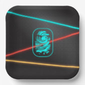 Spy-Party-Laser-Teller Pappteller (Vorderseite)