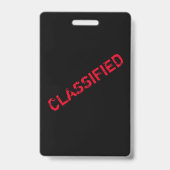 Spy Party Secret Agent Einladung Abzeichen Ausweis (Rückseite)