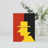 Spy Postkarte (Stehend Vorderseite)