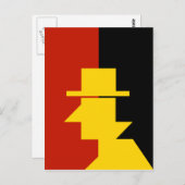 Spy Postkarte (Vorne/Hinten)