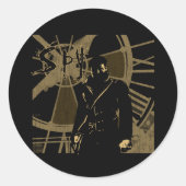 Spy Runder Aufkleber (Vorderseite)