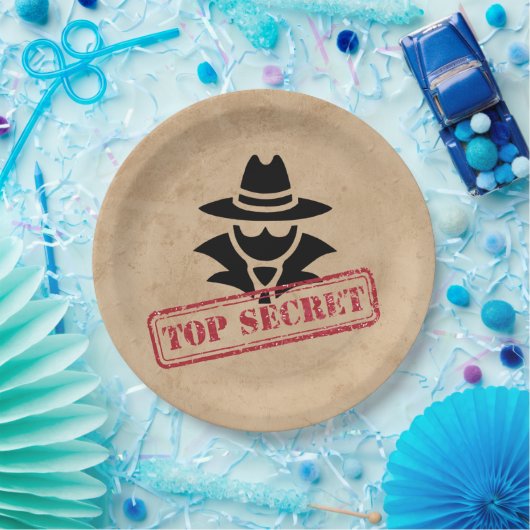 Spy/Secret Agent Themed Partys Pappteller (Party)