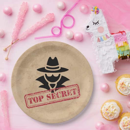 Spy/Secret Agent Themed Partys Pappteller (Party)