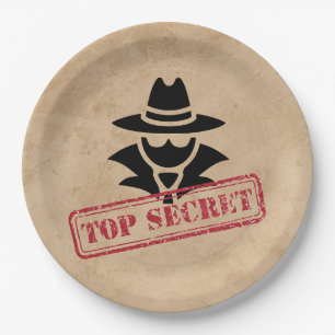 Spy/Secret Agent Themed Partys Pappteller