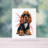 Spy Spaniel - Geheimer Agent Dog Acrylschild (Neutral)