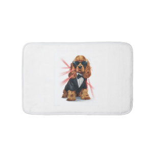 Spy Spaniel - Geheimer Agent Dog Badematte