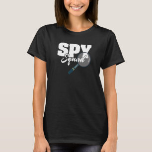 Spy Squad Polizei Kriminelle Ermittler Privatdetek T-Shirt