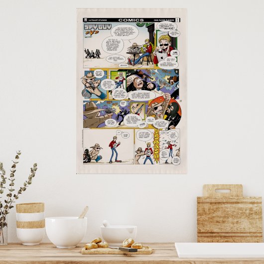 SPY-TYP: 1-Seiten-Fangemeinde #1 Poster (Küche)