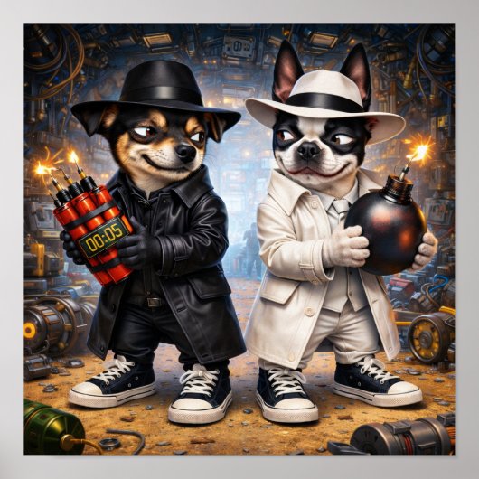 "Spy vs. Spy" (3) Poster (Vorne)