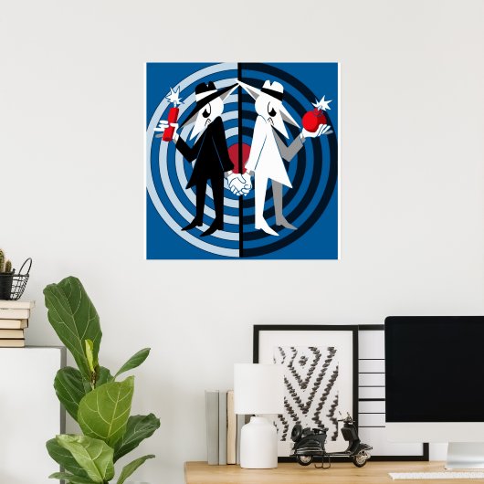 Spy vs Spy Poster (Heimbüro)