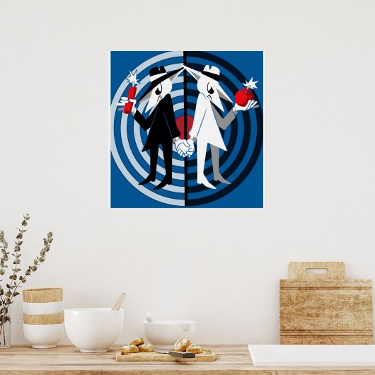 Spy vs Spy Poster (Küche)