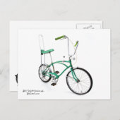 Spyder 5 Speed Bicycle Postcard Postkarte (Vorne/Hinten)