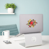 Spyderco Knives Kamikaze Zero Aufkleber (Laptop auf Schreibtisch)