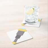 Spyglass Rechteckiger Pappuntersetzer (Vor Ort)