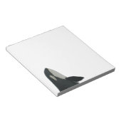 Spyhopping Orca Notepad Notizblock (angewinkelt)